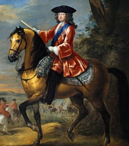 George 1 on horseback