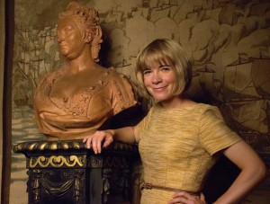 me with Queen Caroline bust